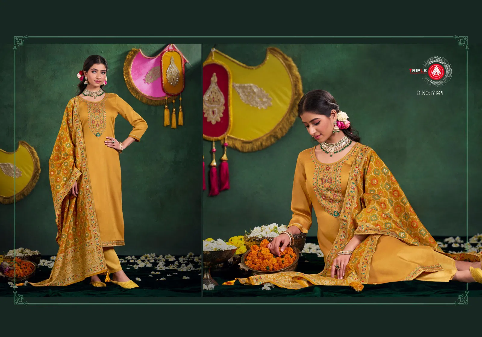 Amrit By Triple Aaa Jam Cotton Designer Salwar Kameez Wholesale In India